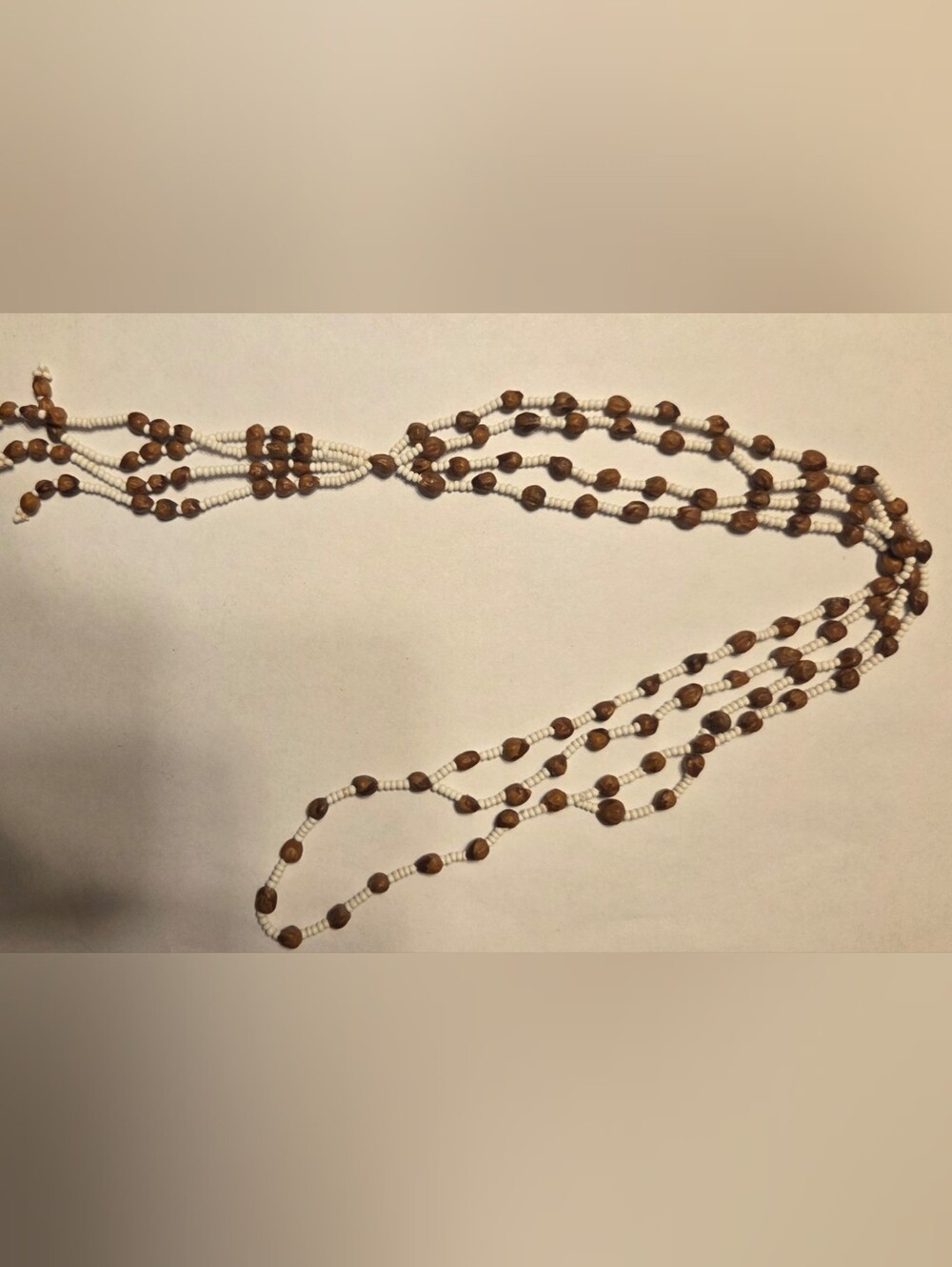Vintage Navajo Ghost/Spirit Bead Necklace